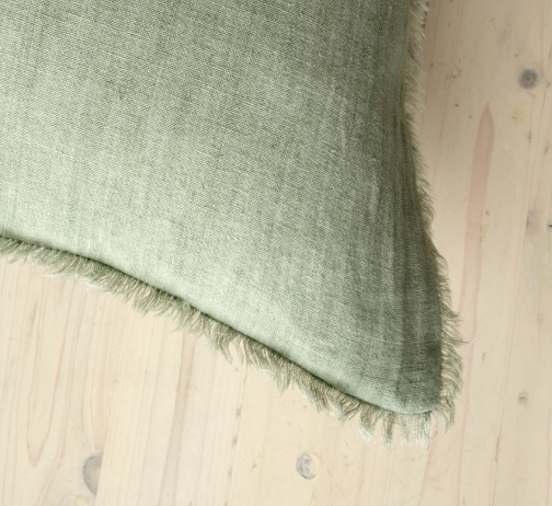 Lina Linen Pillow Laurel 24x24