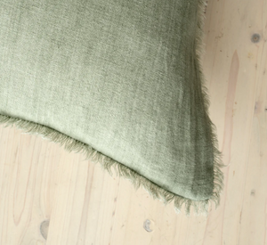 Lina Linen Pillow Laurel 24x24