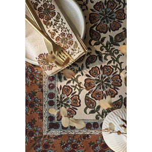Heirloom Elysian Block Print Napkins Set of 4 - BACK IN STOCK SOON!