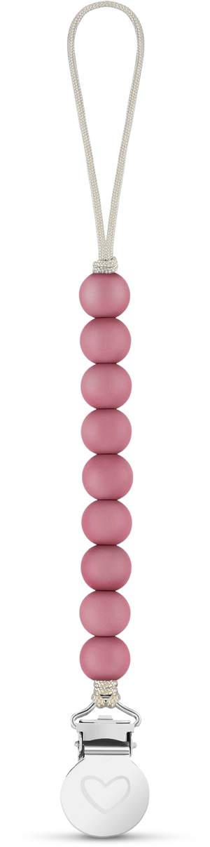 Lulababe Pacifier Clip: Sky Blue