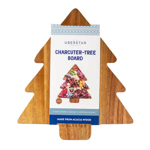 Charcuterie Tree Acacia Serving Board - Natural