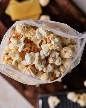 White Cheddar Popcorn:  🍁