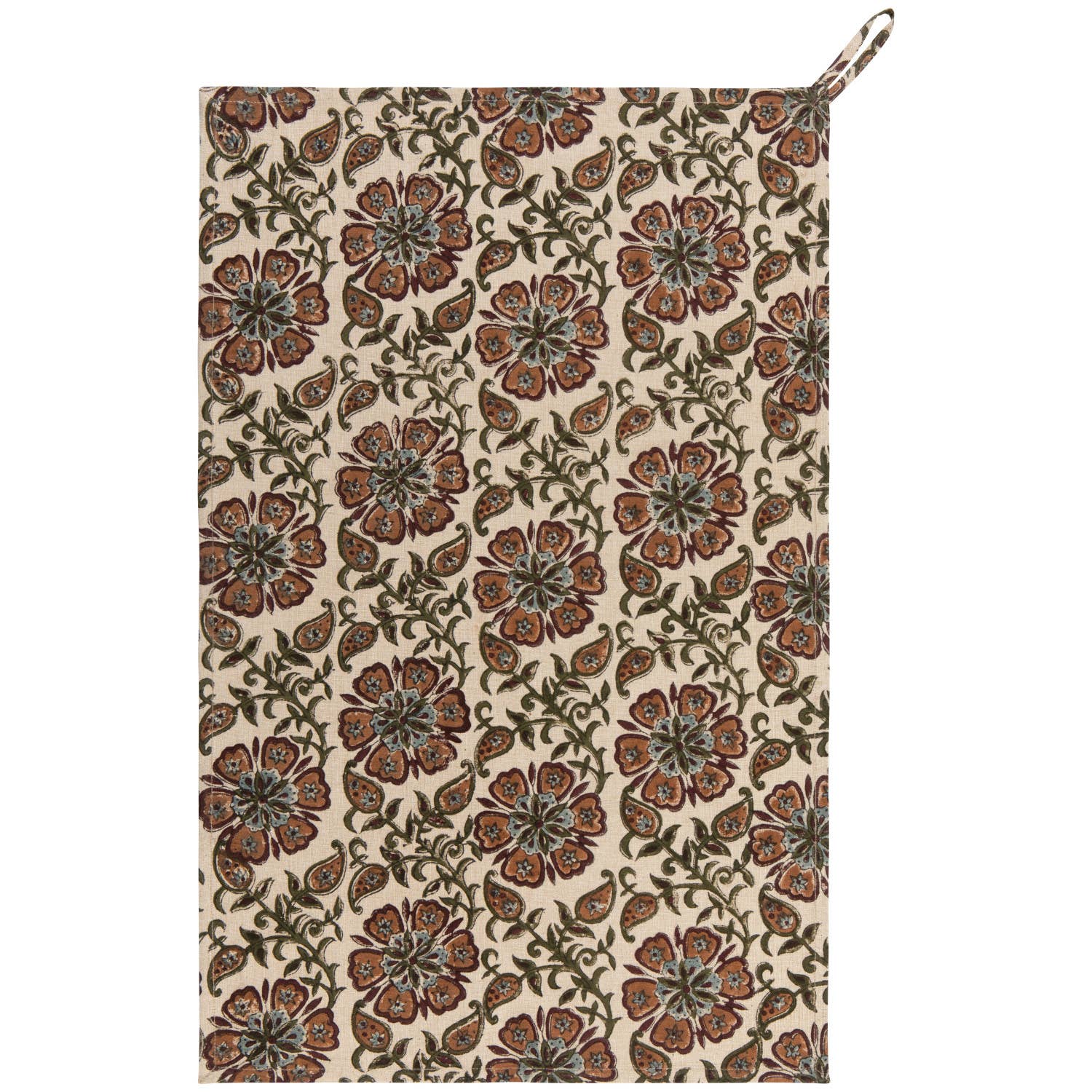 Heirloom Elysian Block Print Dishtowel - BACK IN STOCK SOON!