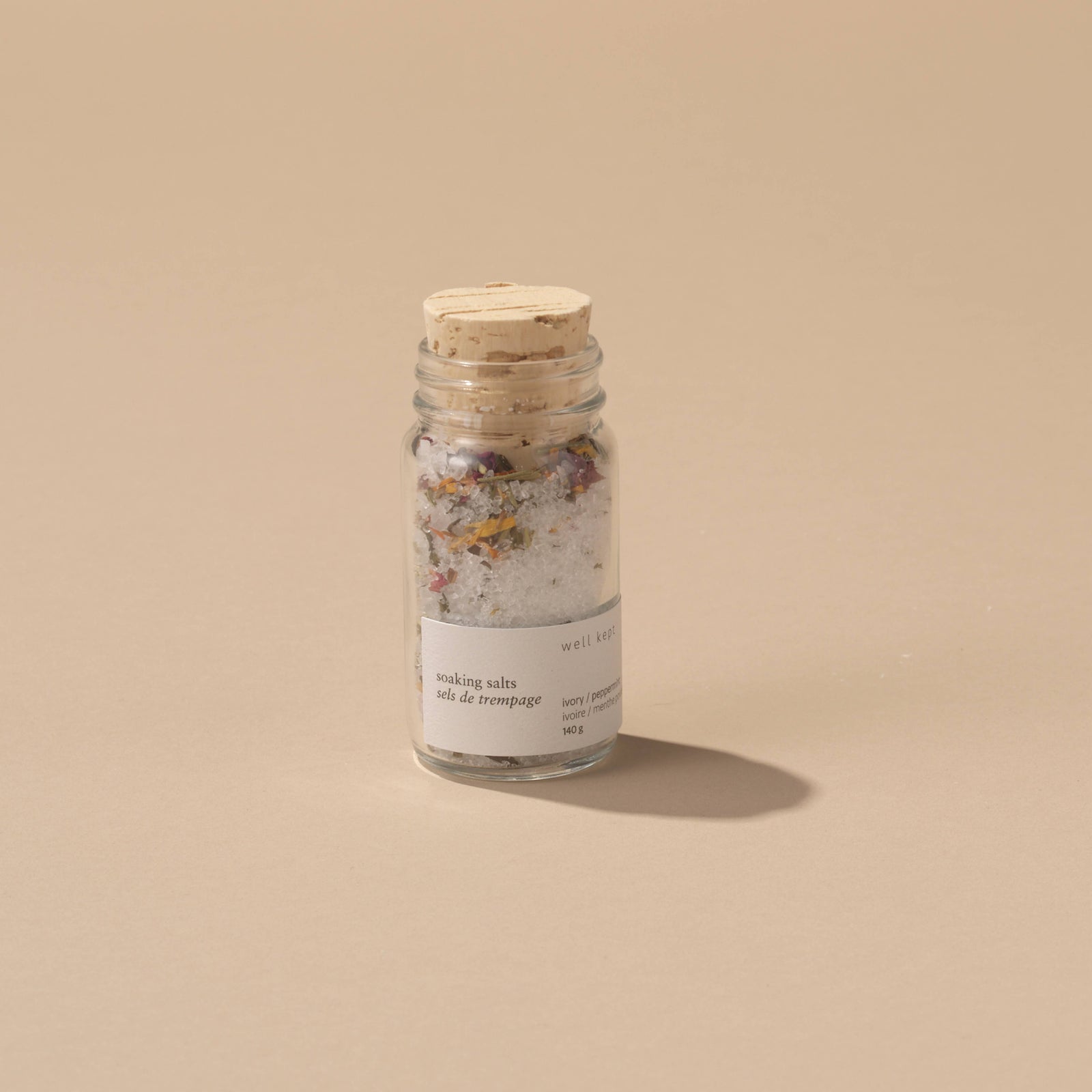 Soaking Salts - Ivory - 140g (all-natural, handmade)🍁