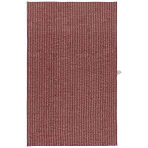 Wine Stripe Linen/Cotton Dishtowel
