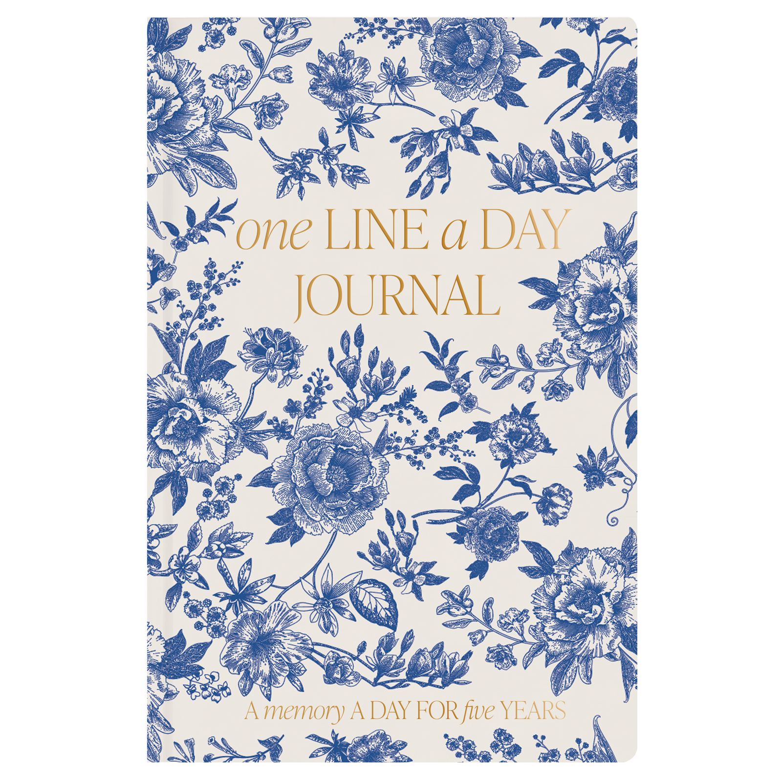 Blue Delft One Line A Day Fabric Journal