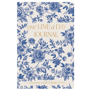 Blue Delft One Line A Day Fabric Journal
