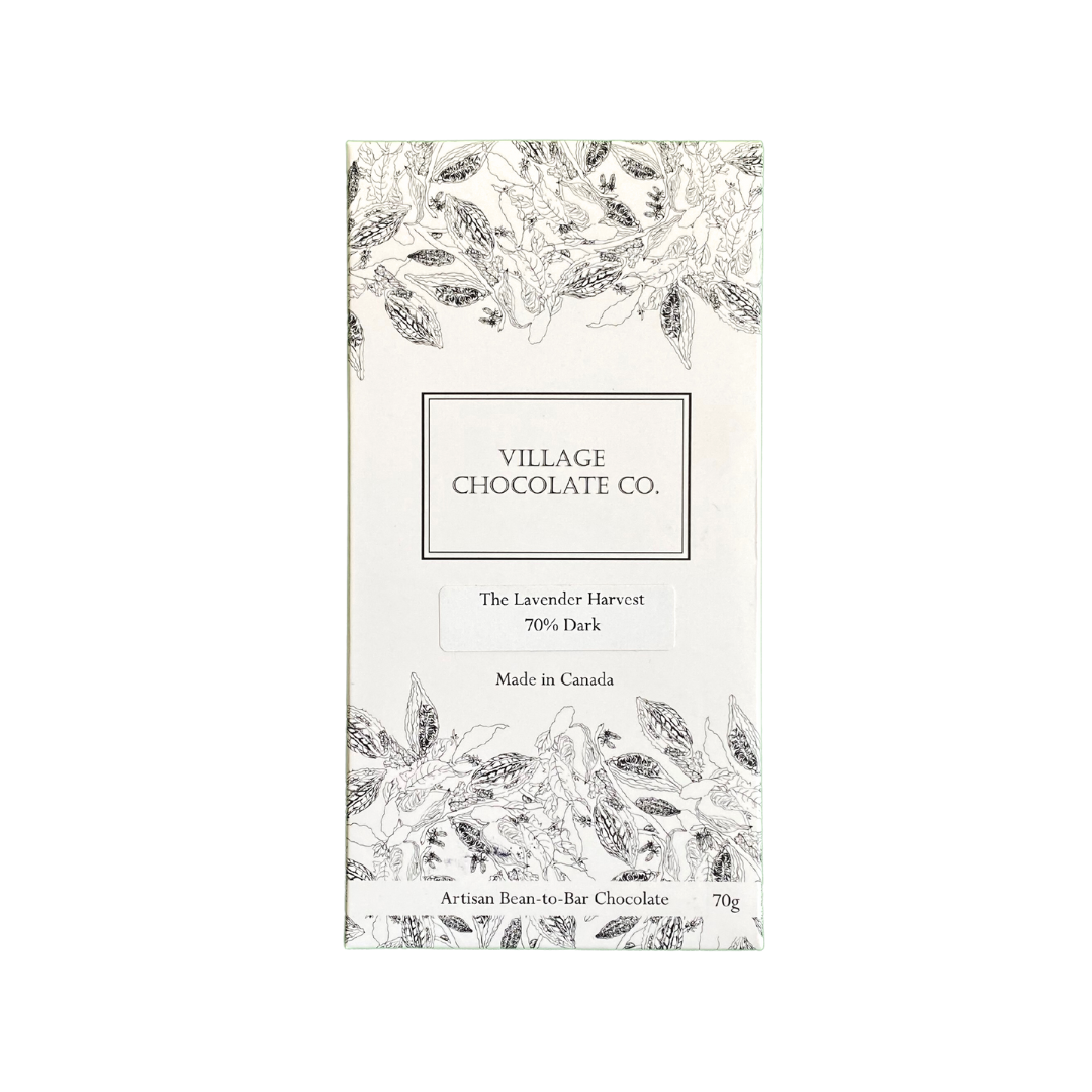 Village Chocolate Bar - The Lavender Harvest - 70% Dark