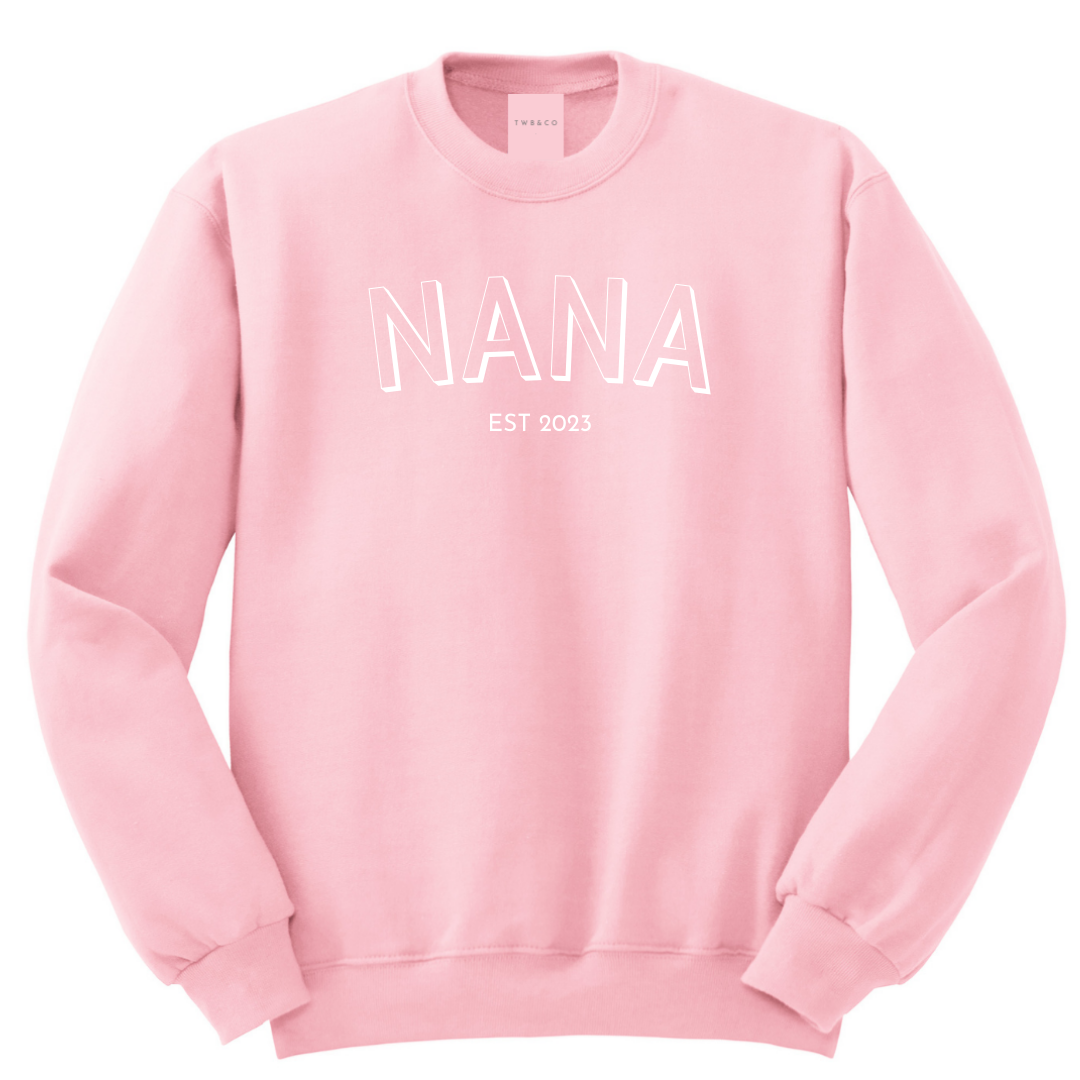 Nana Pink Sweatshirt