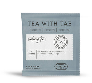 Individually Wrapped Sachets: Calming Tea