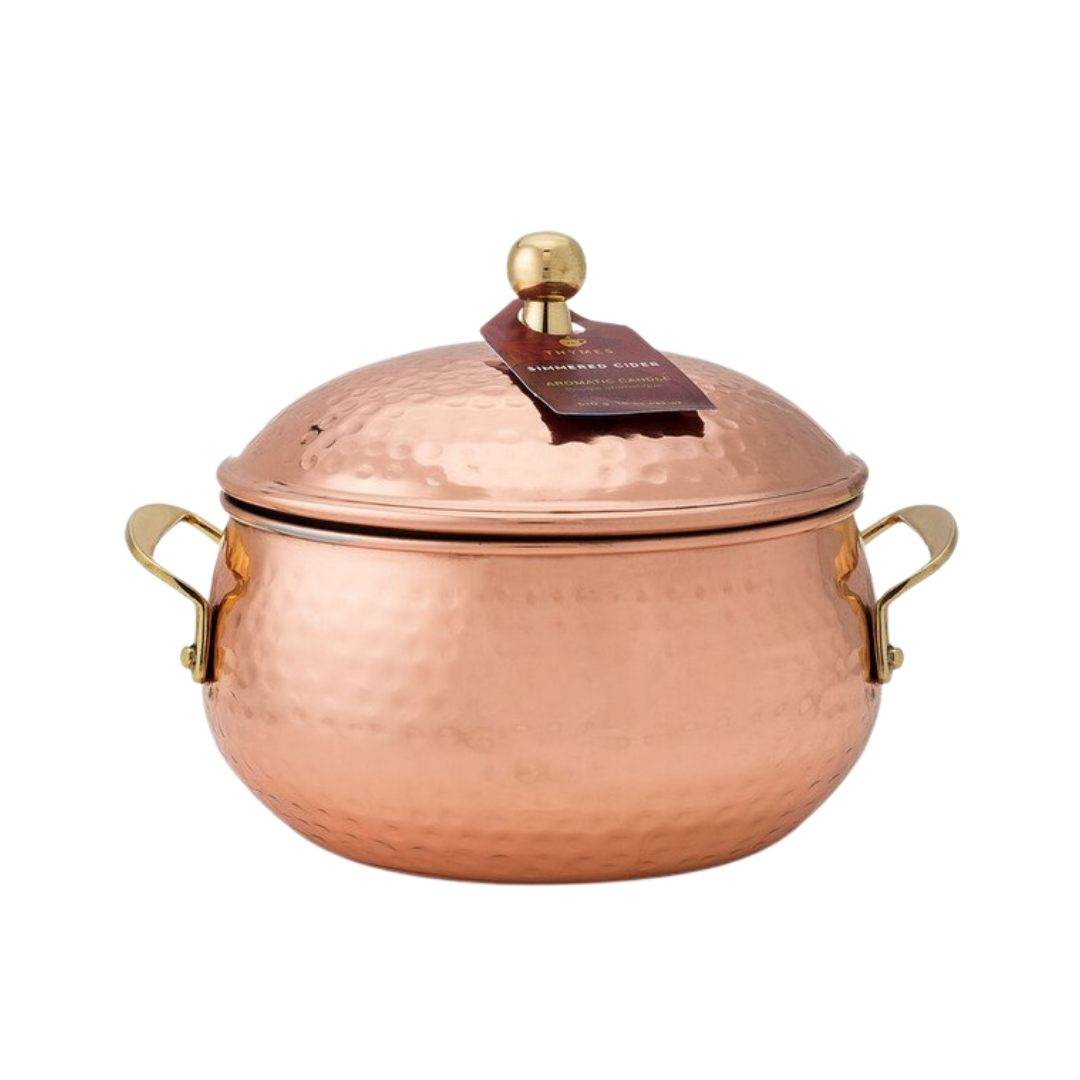 Simmered Cider Copper Pot Candle