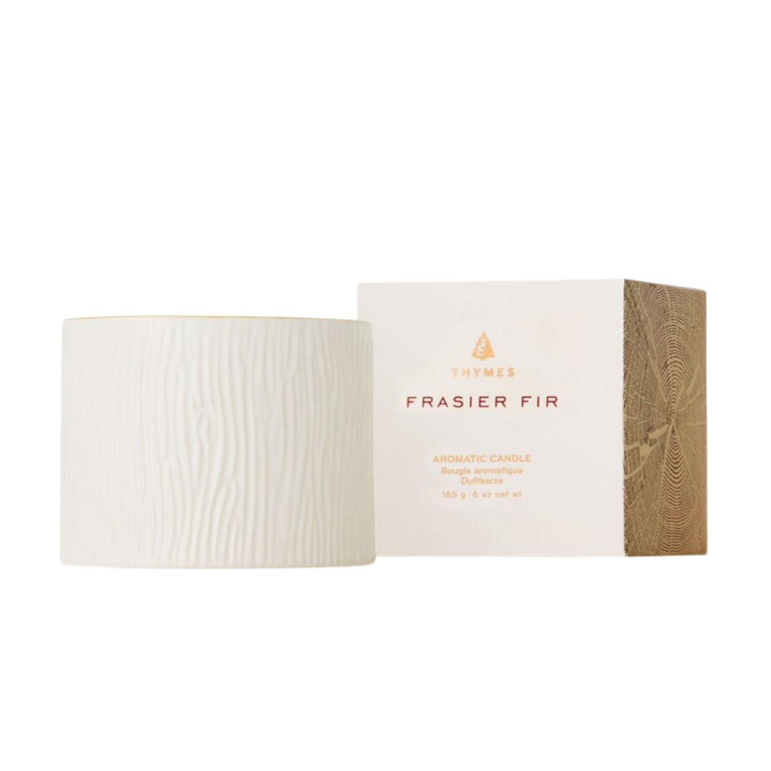 Frasier Fir Gilded Ceramic Petite Candle