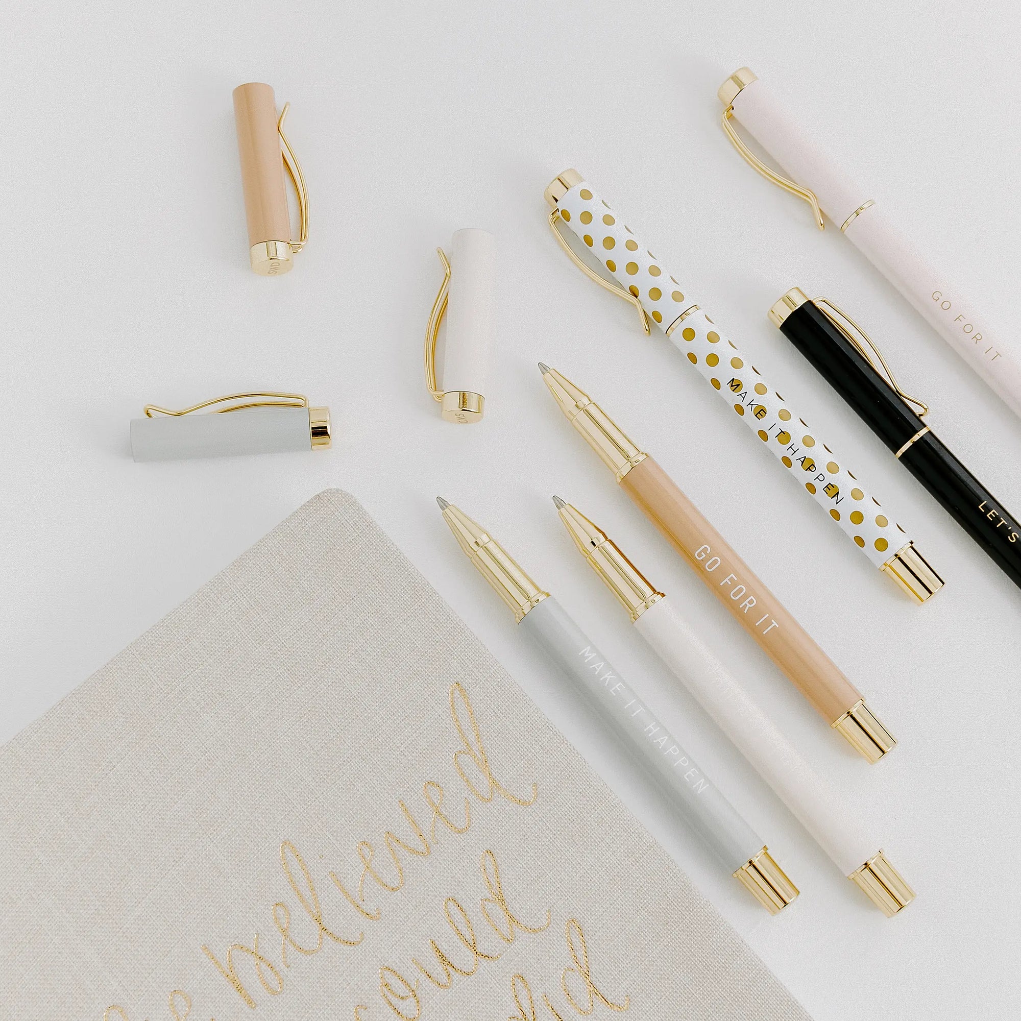 Make-It-Happen-Gold-Polka-Dot-Pen-Sweetwater-Decor-Willows-Box-Gifting-Studio