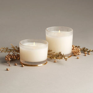 Frasier Fir Large Poured Candle, Frosted Wood Grain