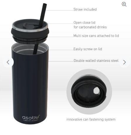 ASOBU® Black Multi Can Cooler