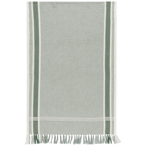 Soft Waffle Heirloom Jade Dishtowel by Danica